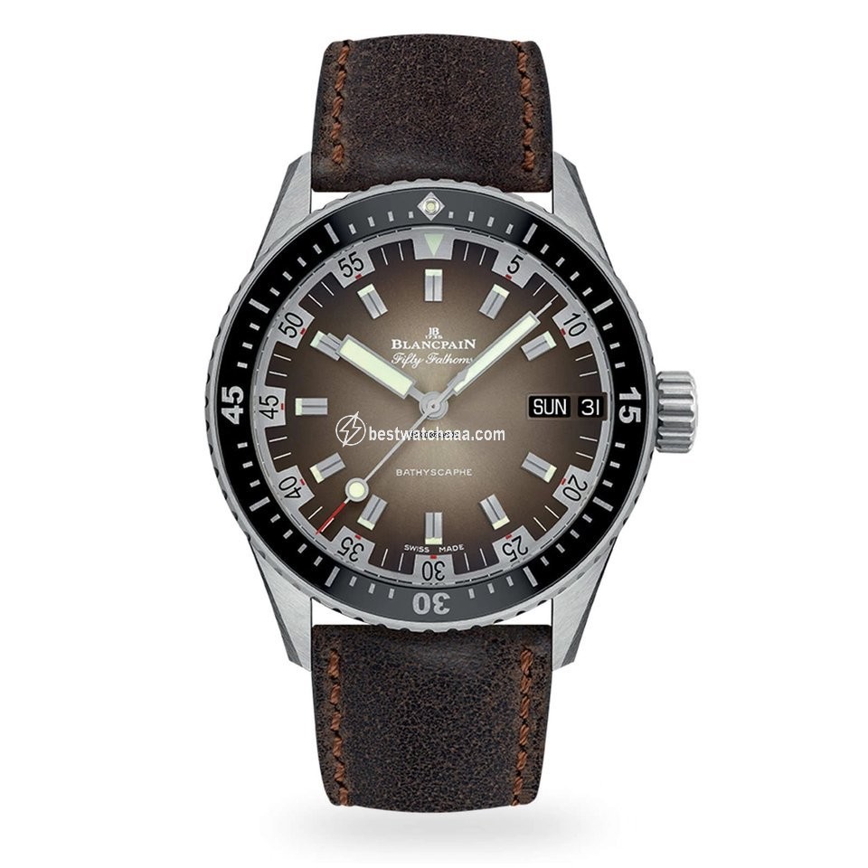 Blancpain Fifty Fathoms Bathyscaphe Mens watch Unisex Automatic Steel 5052-1110-63A