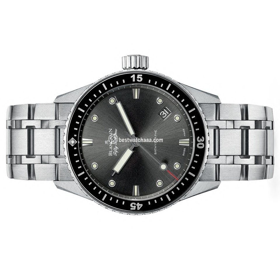 Blancpain Fifty Fathoms Bathyscaphe Mens watch Unisex Automatic Steel 5000-1110-70B