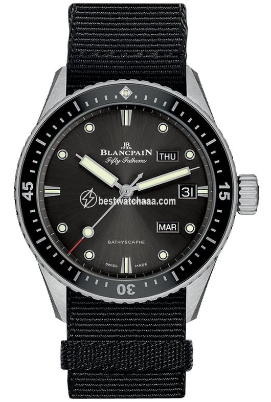 Blancpain Fifty Fathoms Bathyscaphe Mens watch Unisex Automatic Steel 5071-1110-naba