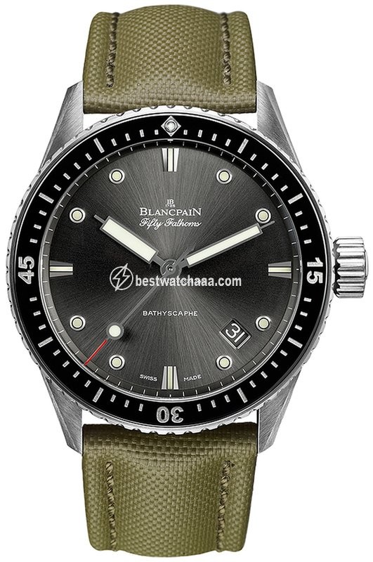 Blancpain Fifty Fathoms Bathyscaphe Mens watch Unisex Automatic Steel 5000-1110-k52a