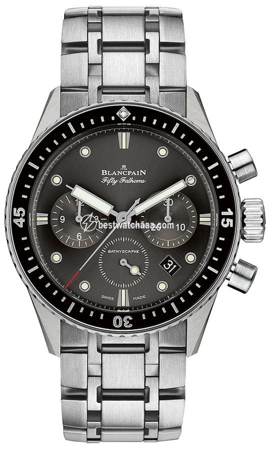 Blancpain Fifty Fathoms Bathyscaphe Mens watch Unisex Automatic Steel 5200-1110-70b