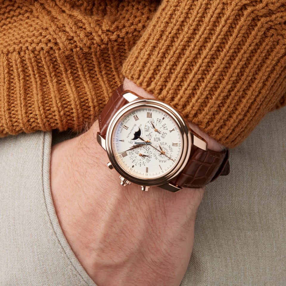 Blancpain Le Brassus Mens watch Unisex Automatic Rose gold 4286P-3642-55B - gallery