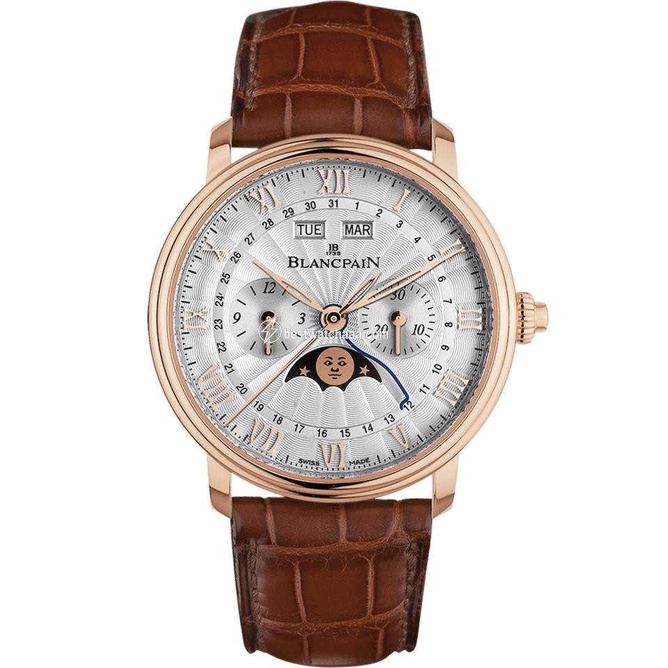 Blancpain Villeret Complete Calendar Mens watch Unisex Automatic Red gold 6685-3642-55B