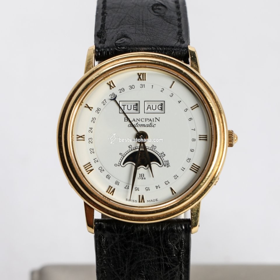 Blancpain Villeret Moonphase Womens watch Automatic Yellow gold 6595-1141-55