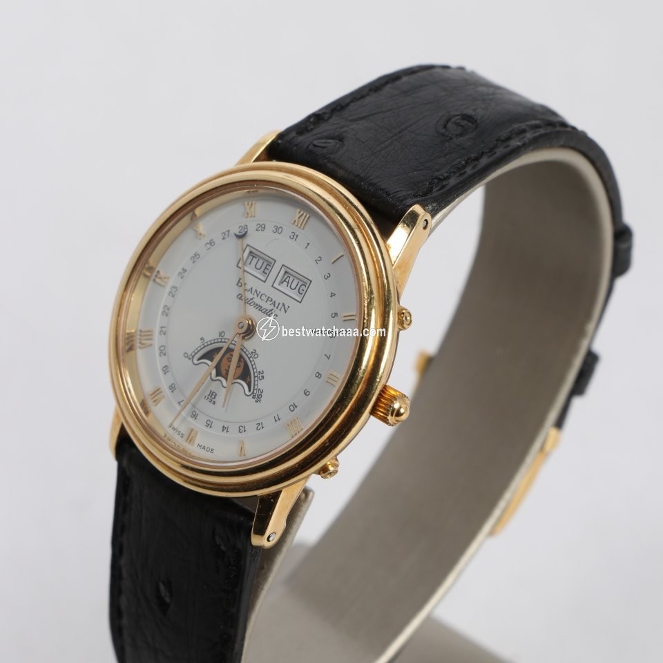 Blancpain Villeret Moonphase Womens watch Automatic Yellow gold 6595-1141-55 - gallery