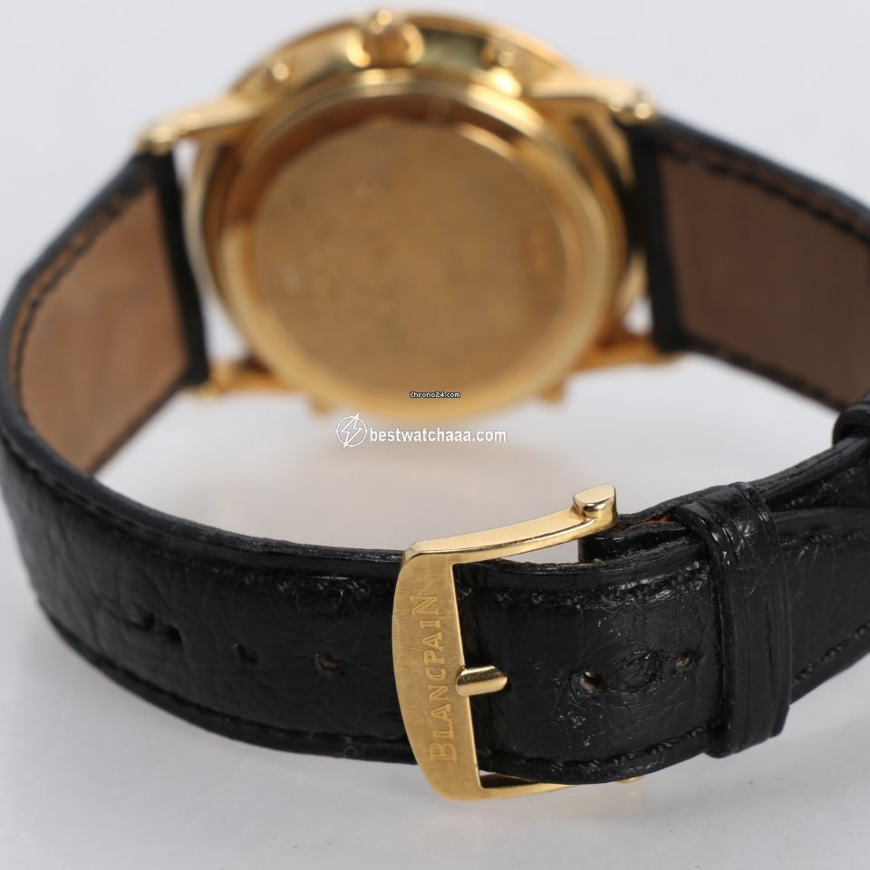 Blancpain Villeret Moonphase Womens watch Automatic Yellow gold 6595-1141-55 - gallery