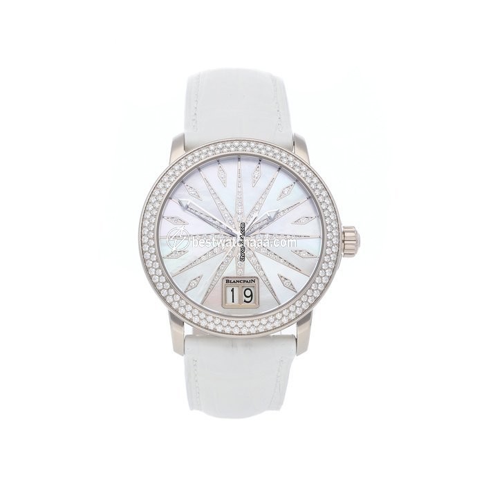 Blancpain Leman Womens watch Automatic White gold 2850-3554-55B