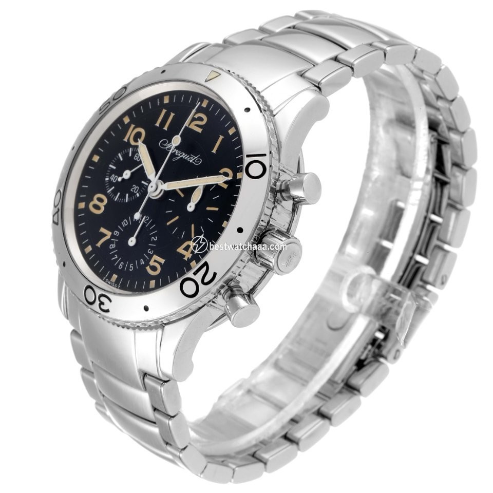 Breguet Type XX - XXI - XXII Mens watch Unisex Automatic Steel 3800ST 92 9W6 - gallery