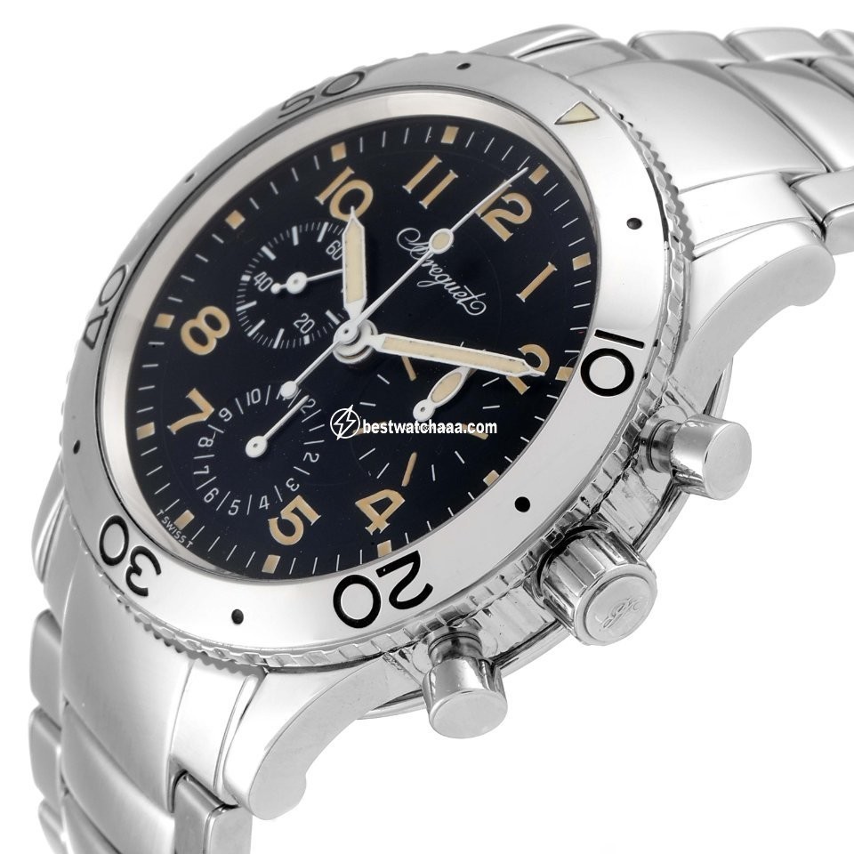 Breguet Type XX - XXI - XXII Mens watch Unisex Automatic Steel 3800ST 92 9W6 - gallery