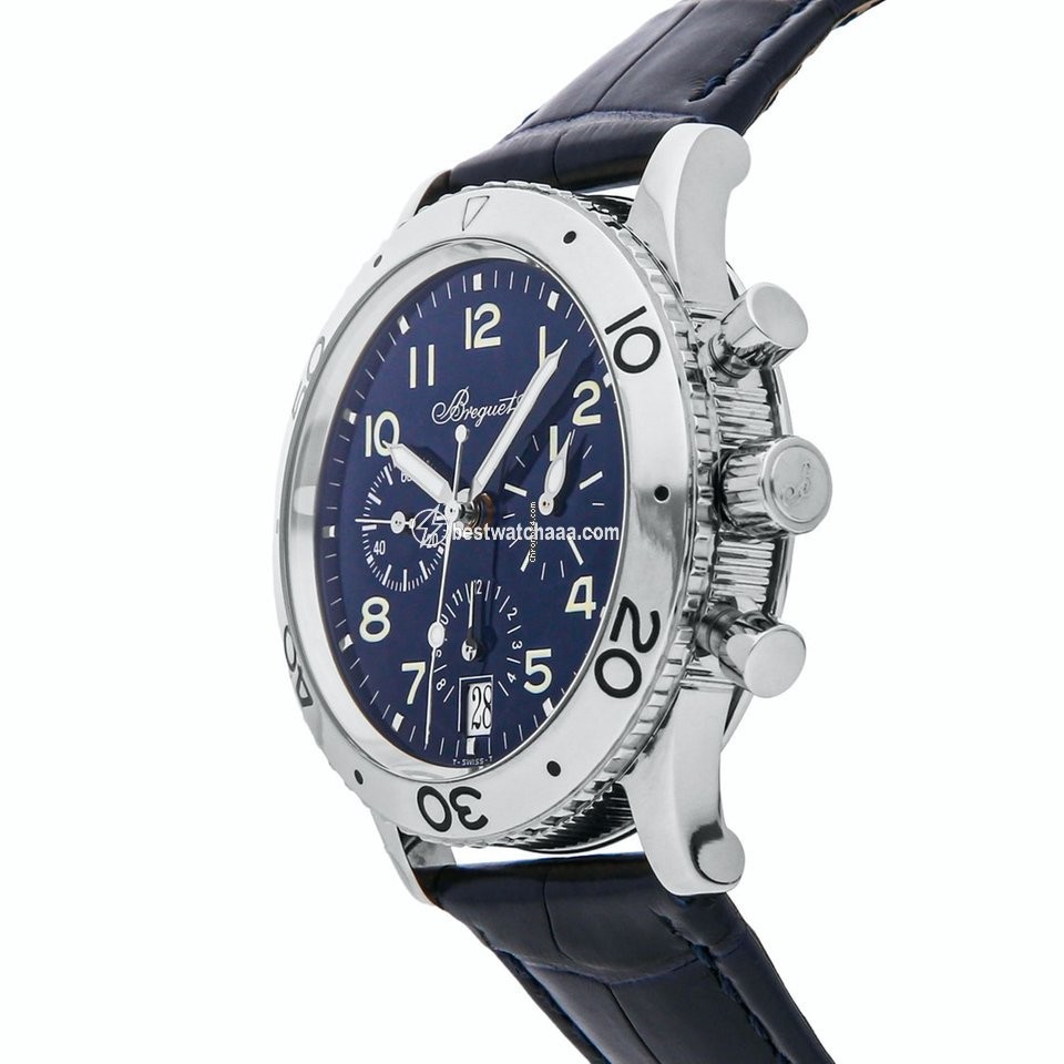 Breguet Type XX - XXI - XXII Mens watch Unisex Automatic White gold 3820BB P2 9W6 - gallery