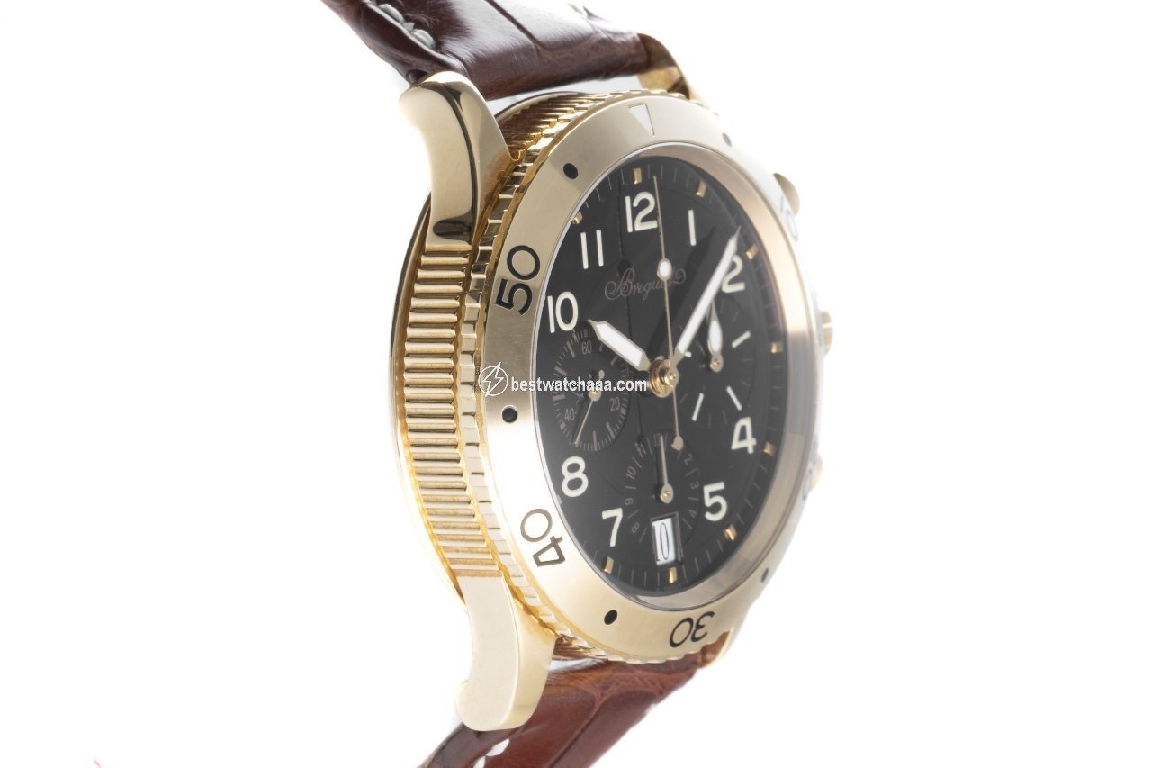 Breguet Type XX - XXI - XXII Mens watch Unisex Automatic Yellow gold 3820 - gallery