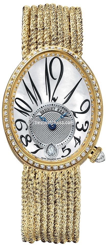 Breguet Reine de Naples Womens watch Automatic Yellow gold 8918ba 58 j39.d00d