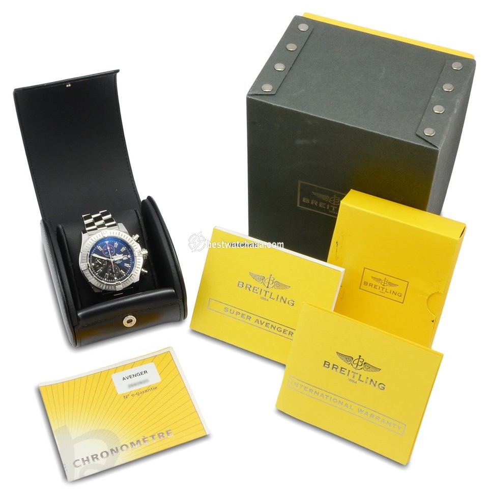 Breitling Super Avenger Mens watch Unisex Automatic Steel A1337011 B907 135A - gallery