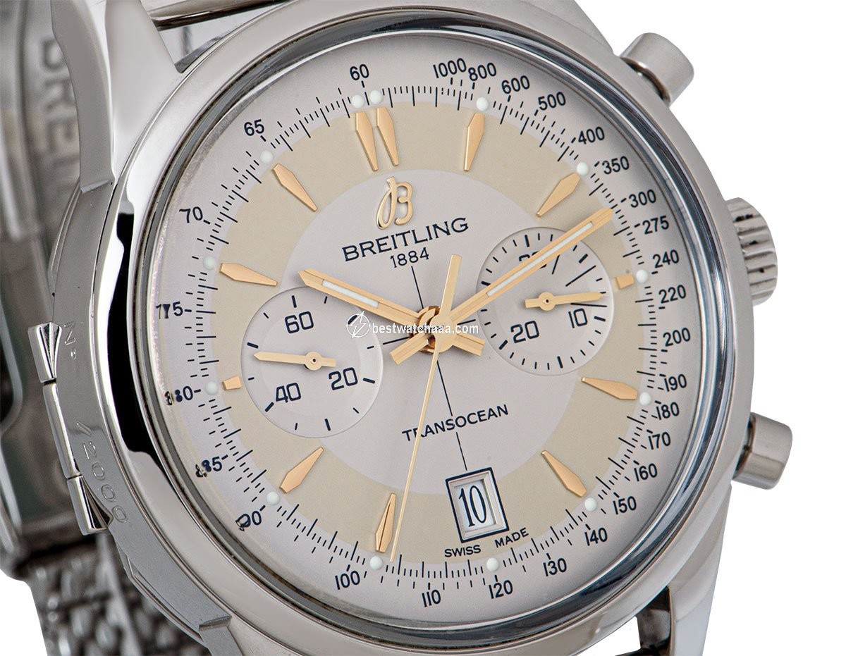 Breitling Transocean Mens watch Unisex Automatic Steel AB015412 G784 154A - gallery