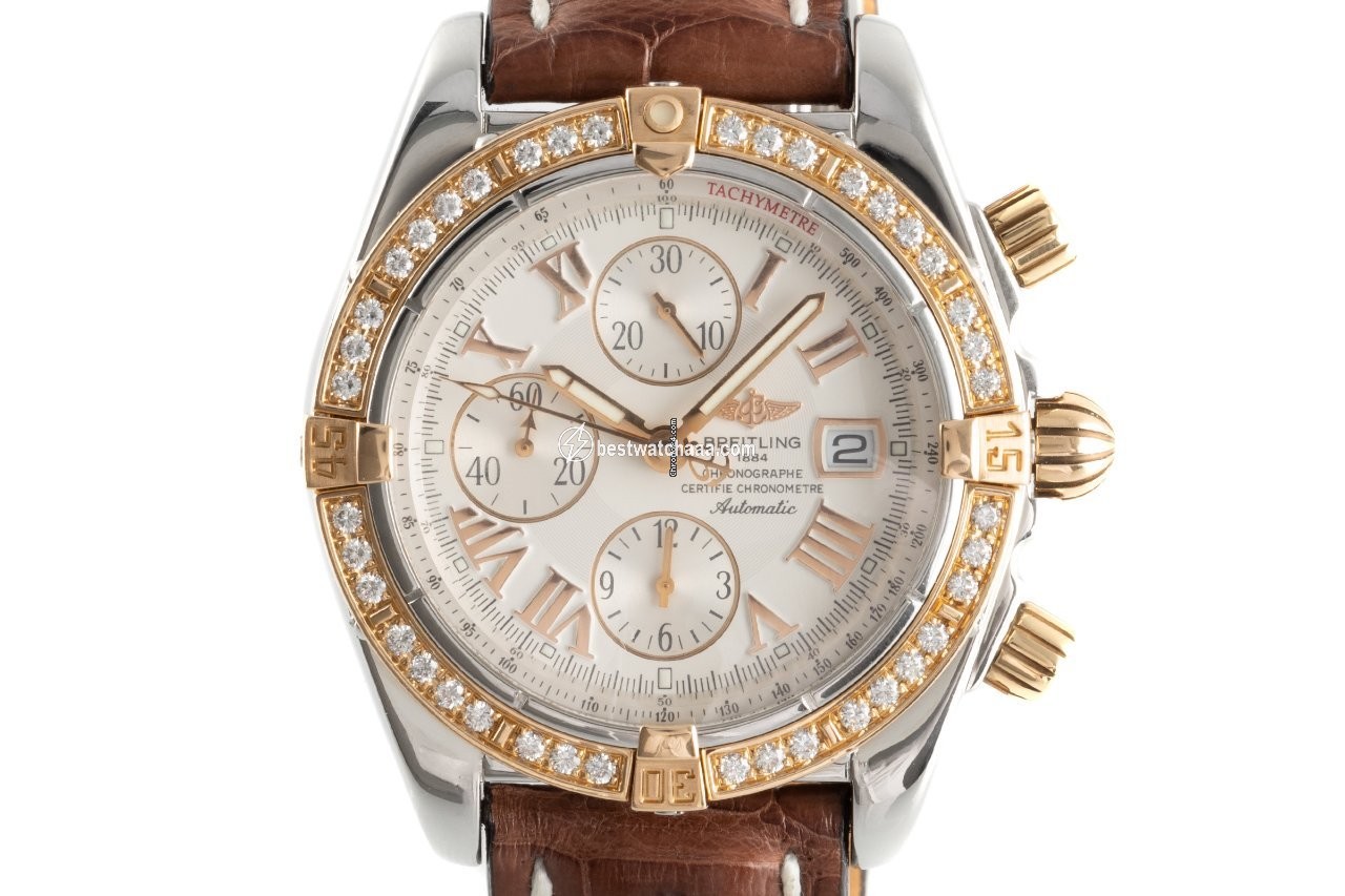 Breitling Chronomat Evolution Mens watch Unisex Automatic Gold Steel C13356