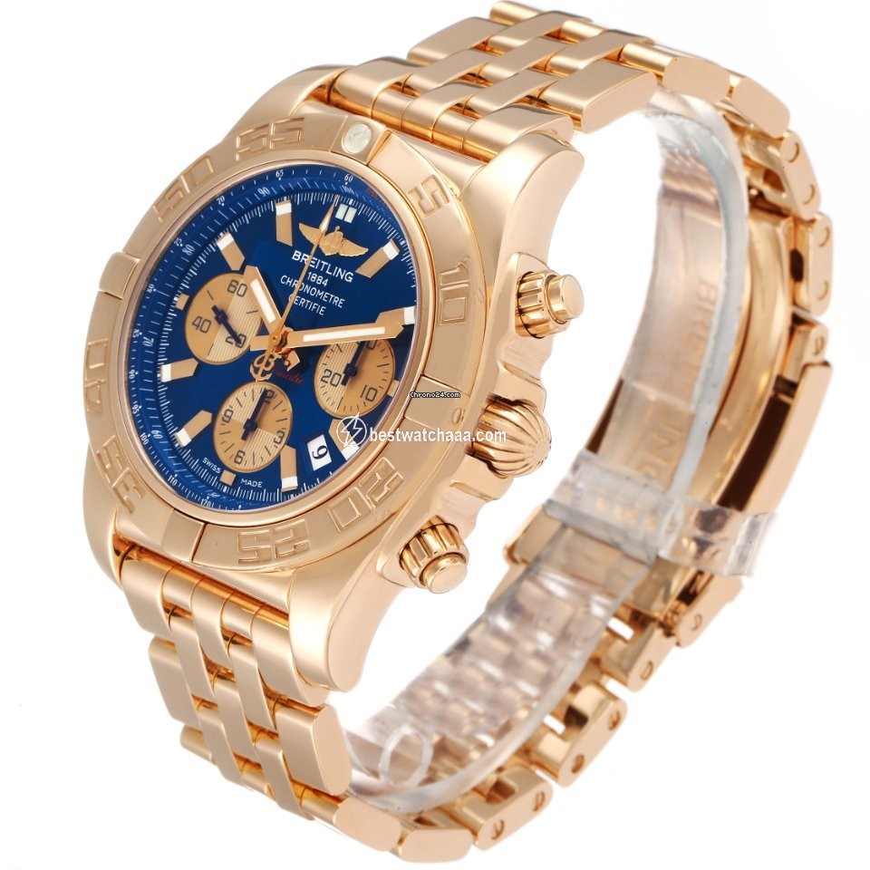 Breitling Chronomat Evolution Mens watch Unisex Automatic Rose gold HB0110 - gallery