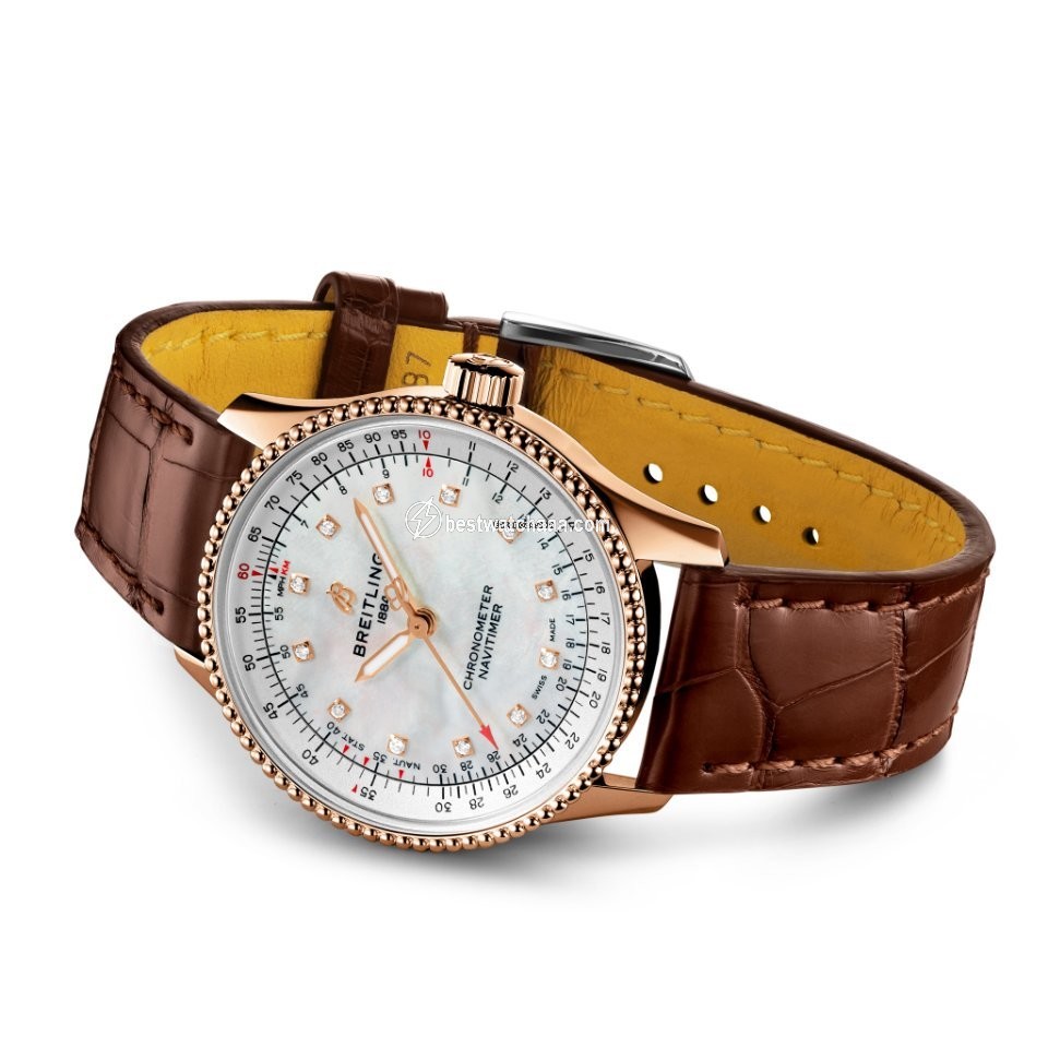 Breitling Navitimer Womens watch Automatic Red gold R17395211A1P2 - gallery