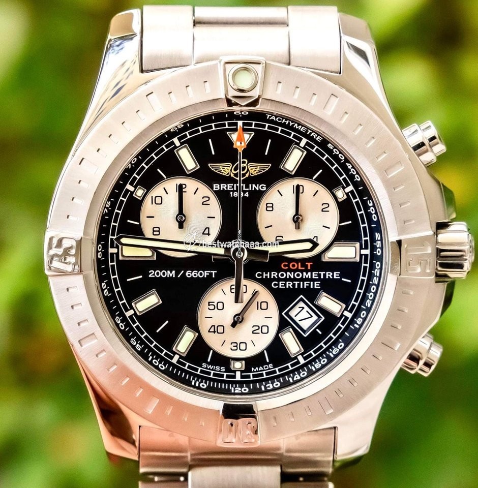 Breitling Colt Chronograph Mens watch Unisex Quartz Steel A7338811 BD43 - gallery