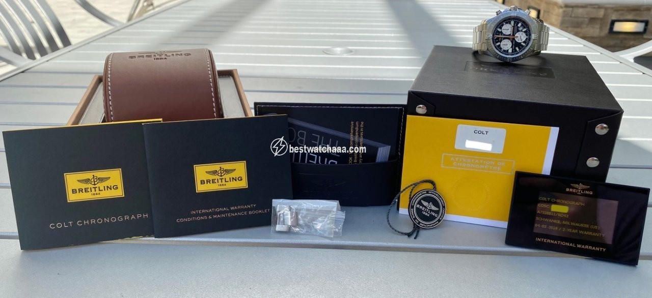 Breitling Colt Chronograph Mens watch Unisex Quartz Steel A7338811 BD43 - gallery