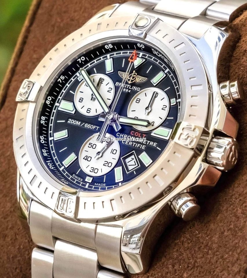 Breitling Colt Chronograph Mens watch Unisex Quartz Steel A7338811 BD43 - gallery