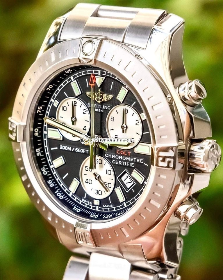 Breitling Colt Chronograph Mens watch Unisex Quartz Steel A7338811 BD43 - gallery