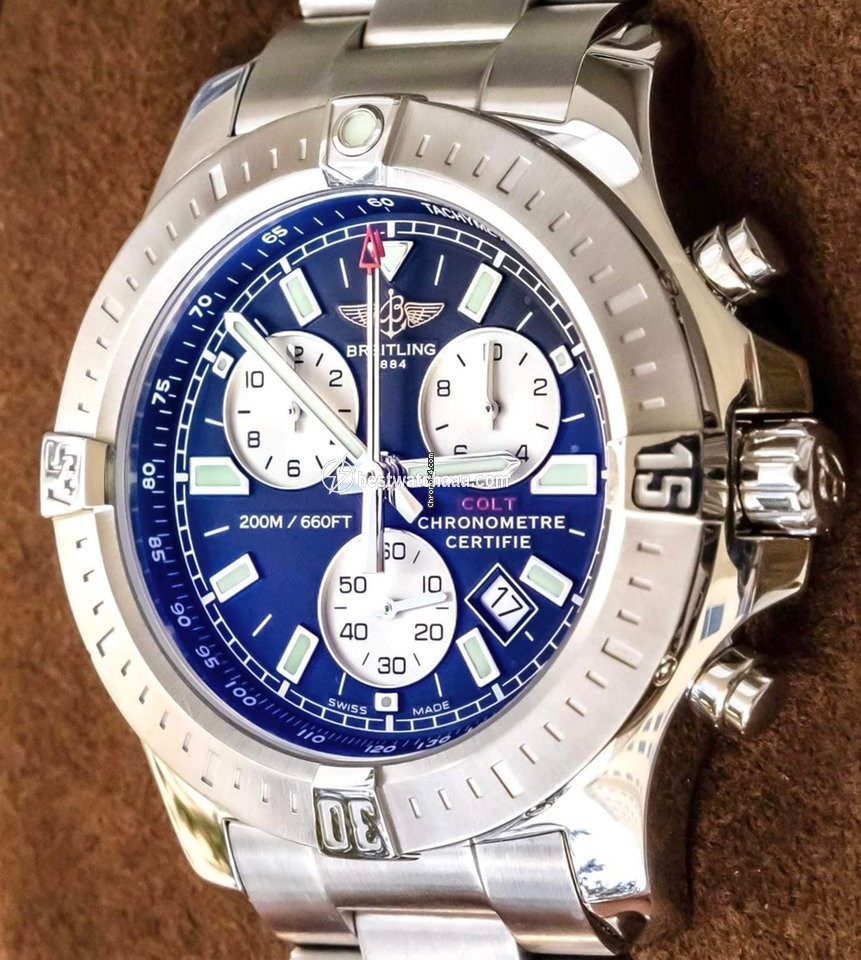 Breitling Colt Chronograph Mens watch Unisex Quartz Steel A7338811 BD43 - gallery