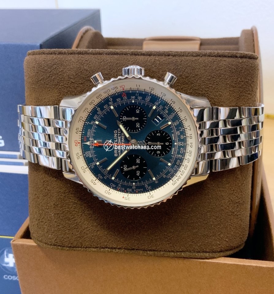Breitling Navitimer 1 B01 Chronograph 43 Mens watch Unisex Automatic Steel AB0121211C1A1 - gallery