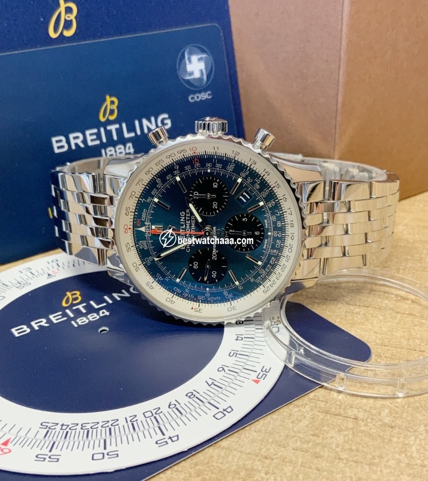Breitling Navitimer 1 B01 Chronograph 43 Mens watch Unisex Automatic Steel AB0121211C1A1 - gallery