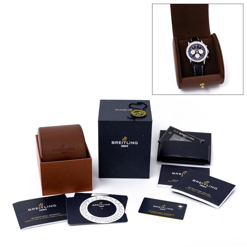 Breitling Navitimer 1 B01 Chronograph 43 Mens watch Unisex Automatic Steel Ab0121211b1x1 - gallery