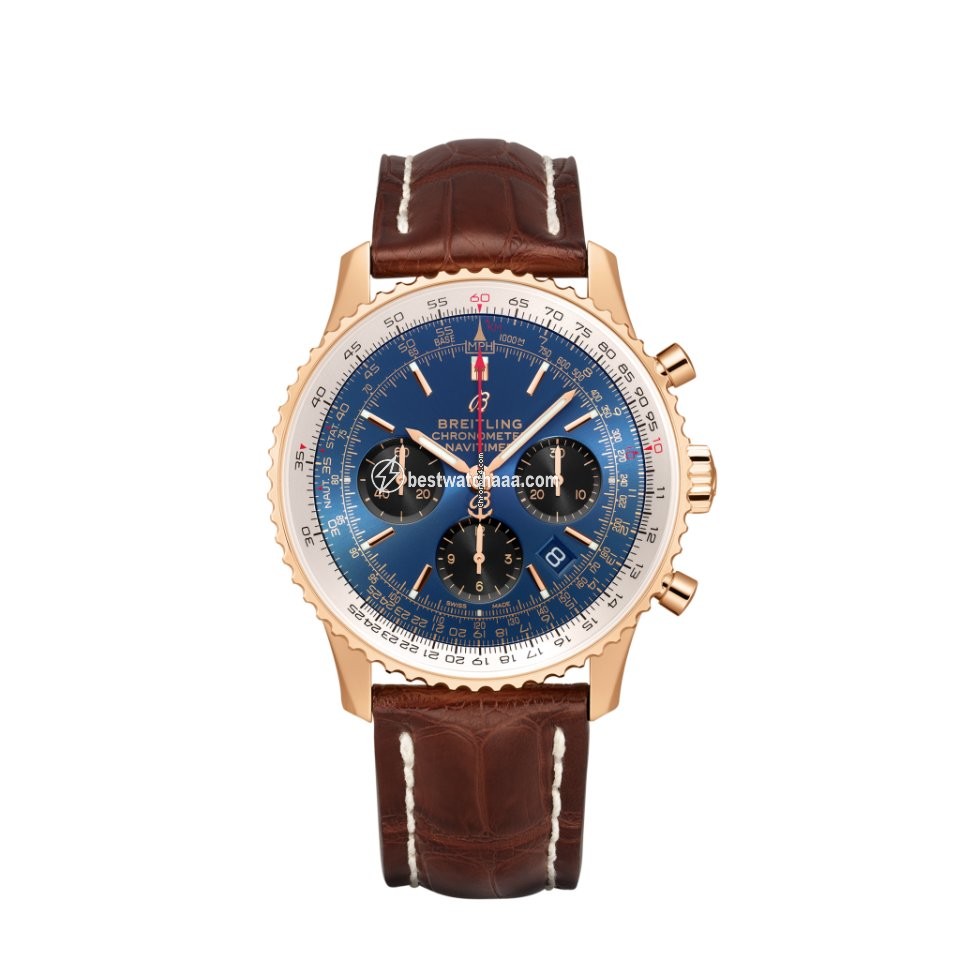 Breitling Navitimer 1 B01 Chronograph 43 Mens watch Unisex Automatic Red gold RB0121211C1P4
