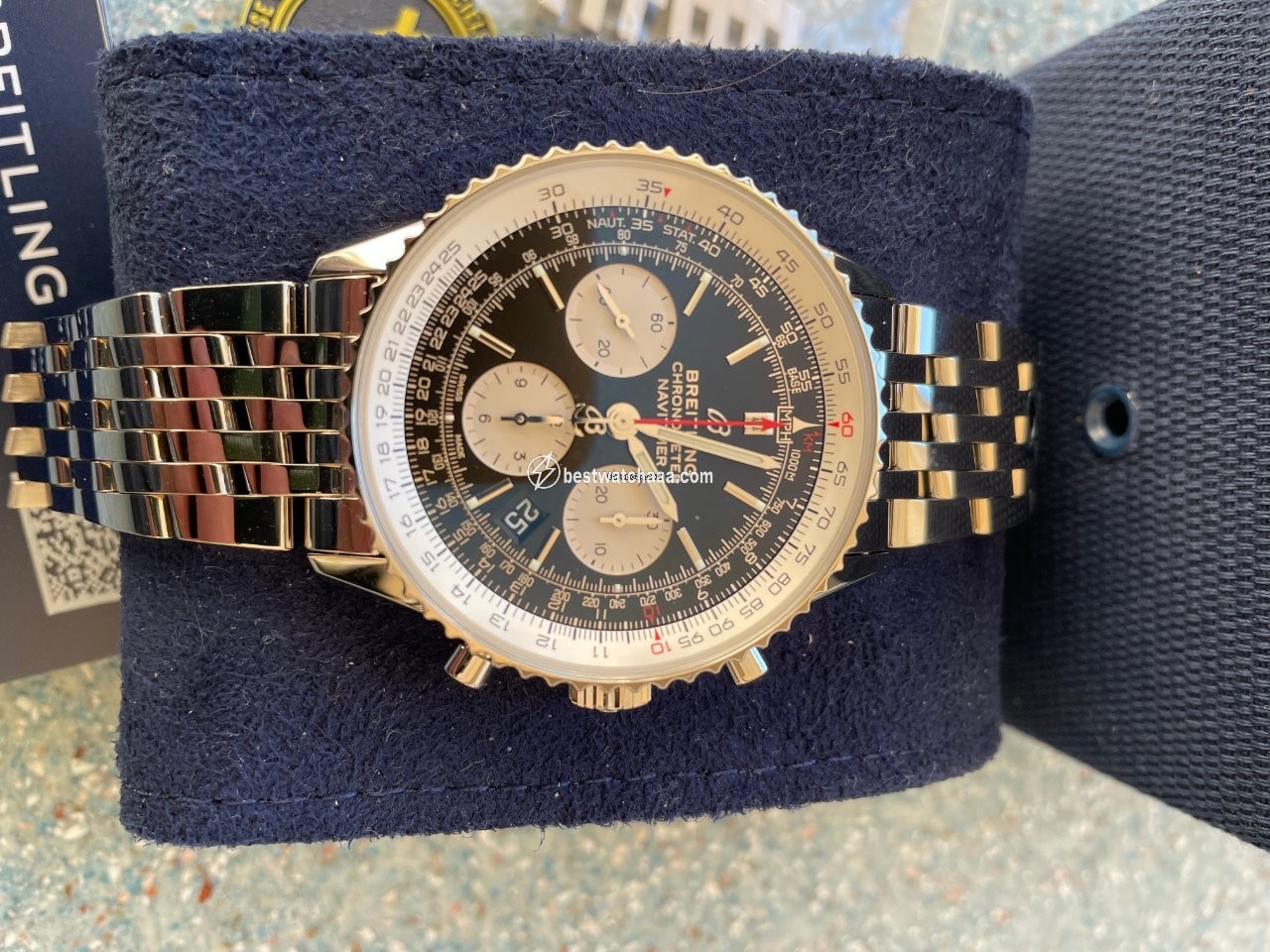 Breitling Navitimer 1 B01 Chronograph 43 Mens watch Unisex Automatic Steel AB0121211B1A1 - gallery
