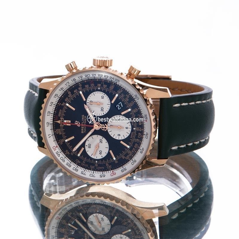 Breitling Navitimer 1 B01 Chronograph 43 Mens watch Unisex Automatic Rose gold Rb0121211b1p1 - gallery