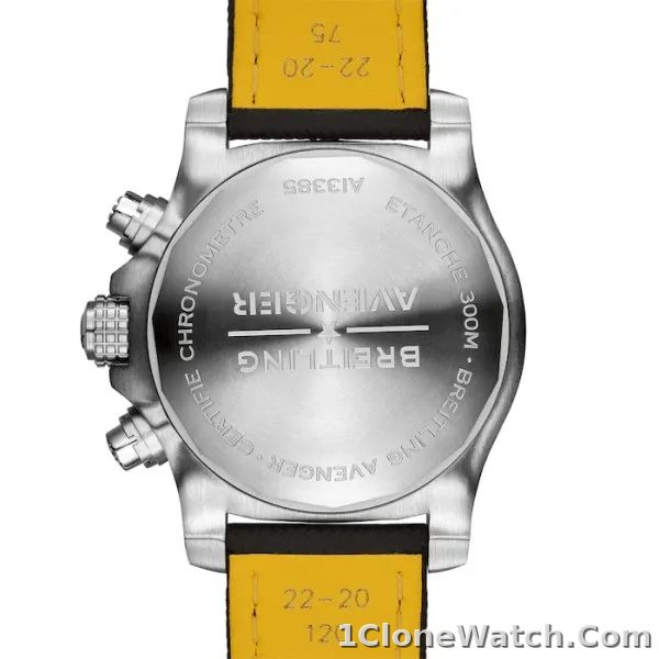 Breitling Avenger Men Automatic Black Fabric Watch A13385101B1X2