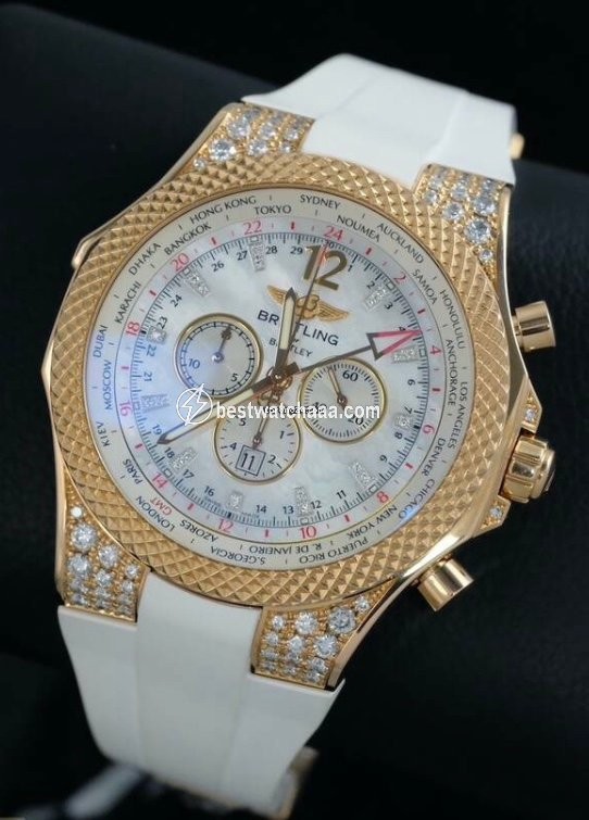 Breitling Bentley GMT Mens watch Unisex Automatic Rose gold R47362