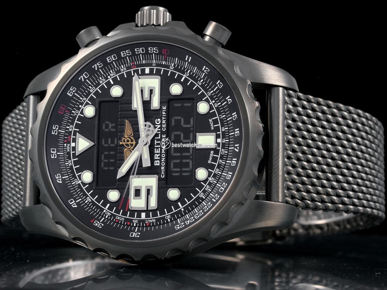 Breitling Chronospace Mens watch Unisex Quartz Steel M7836522 L521 - gallery