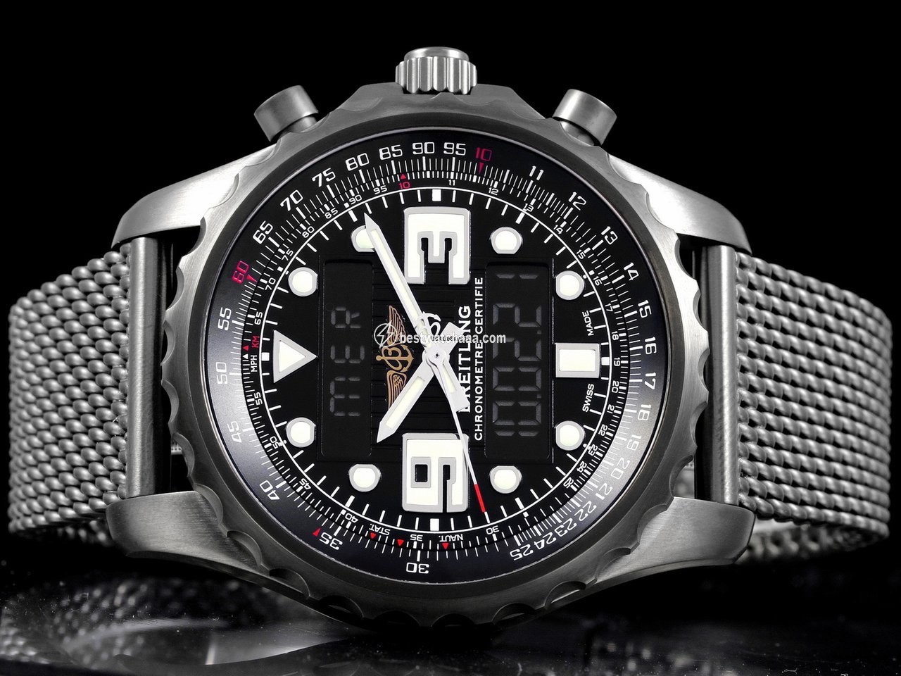 Breitling Chronospace Mens watch Unisex Quartz Steel M7836522 L521 - gallery