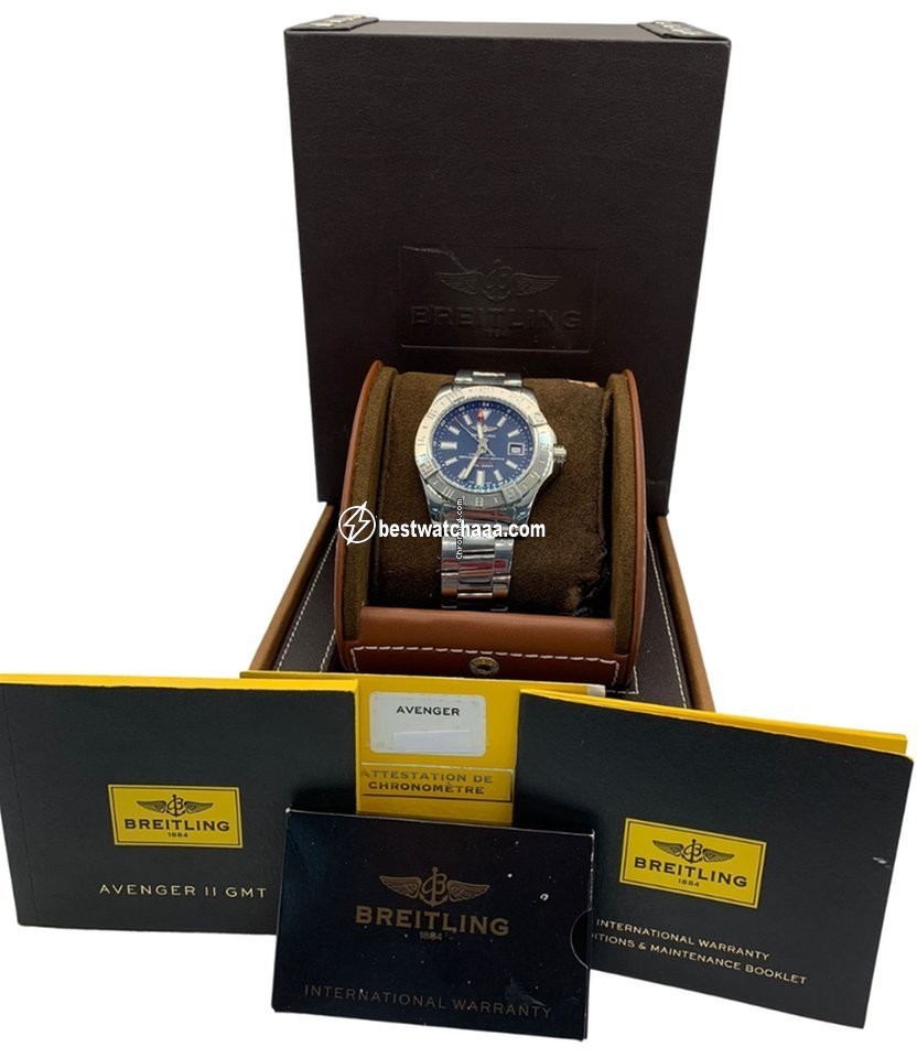 Breitling Avenger II GMT Mens watch Unisex Automatic Steel A3239011 C872 170A - gallery