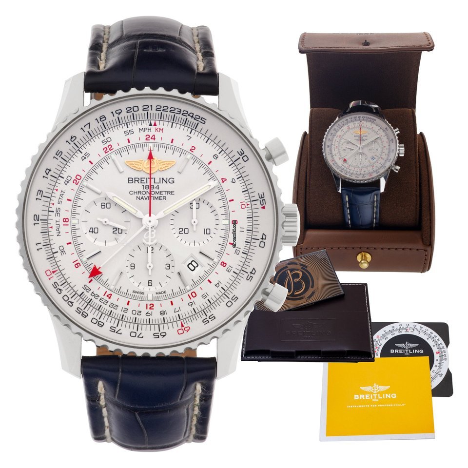 Breitling Navitimer GMT Mens watch Unisex Automatic Steel AB044121 G783 - gallery