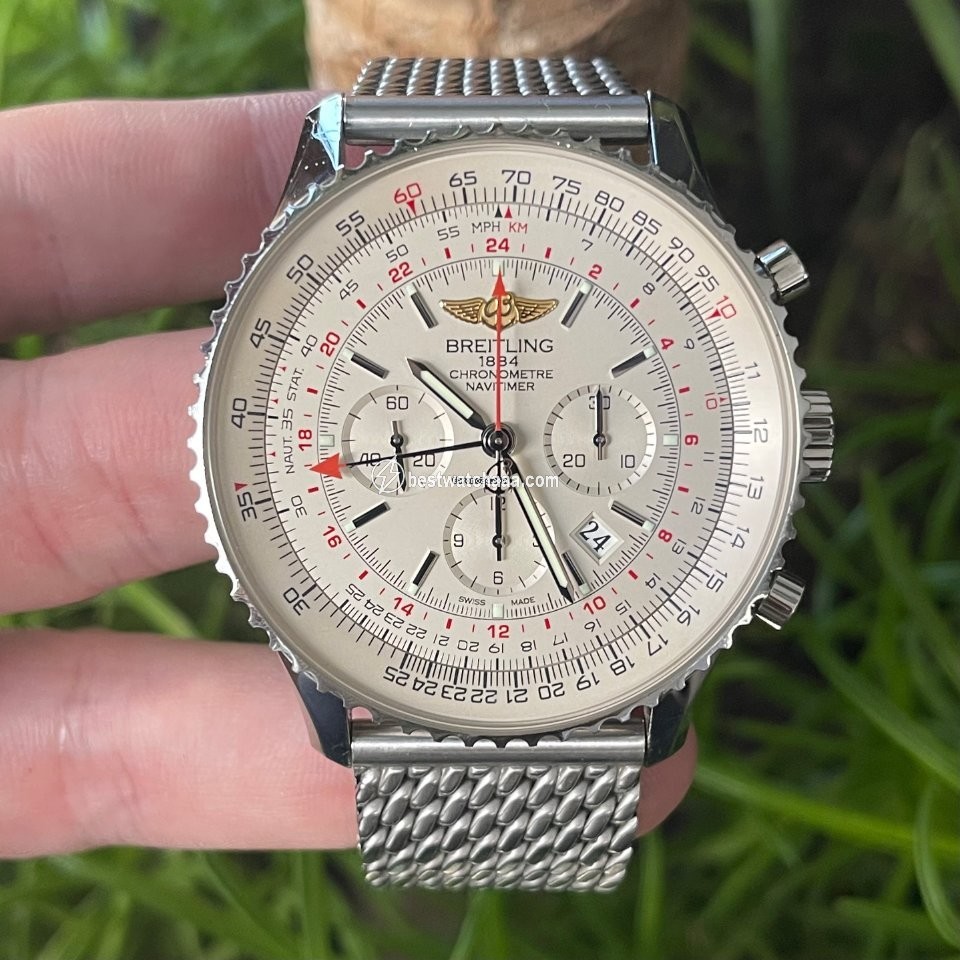 Breitling Navitimer GMT Mens watch Unisex Automatic Steel AB044121.G783.443A