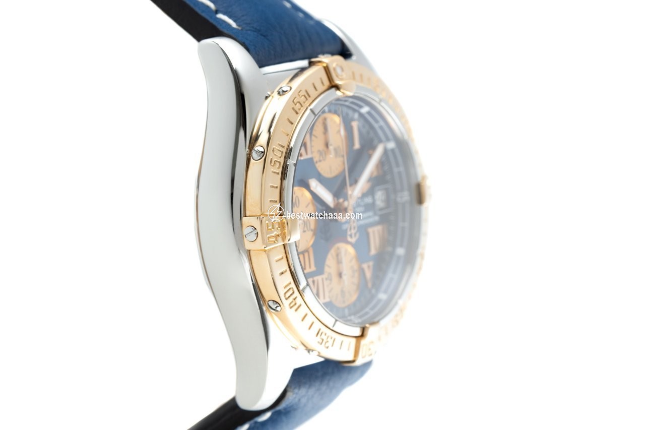 Breitling Chrono Cockpit Mens watch Unisex Automatic Gold Steel C13358 - gallery