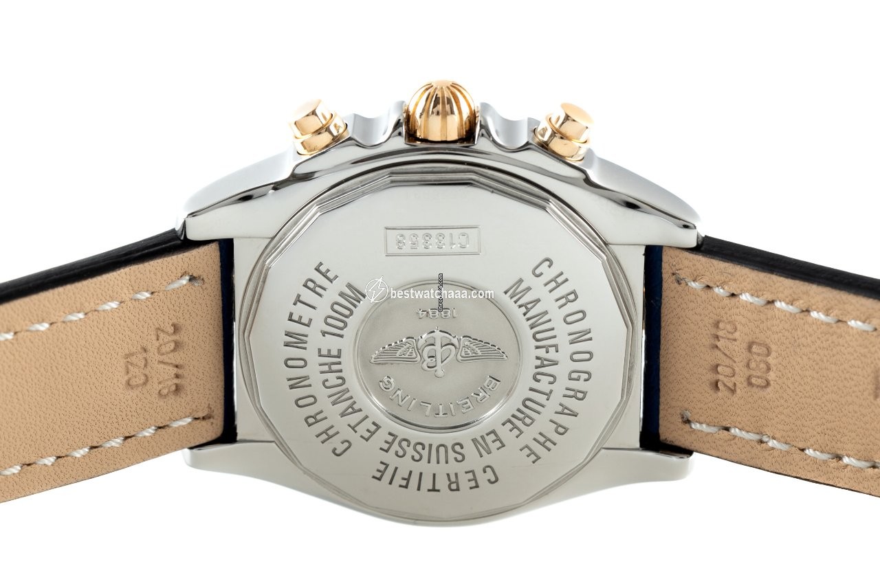 Breitling Chrono Cockpit Mens watch Unisex Automatic Gold Steel C13358 - gallery