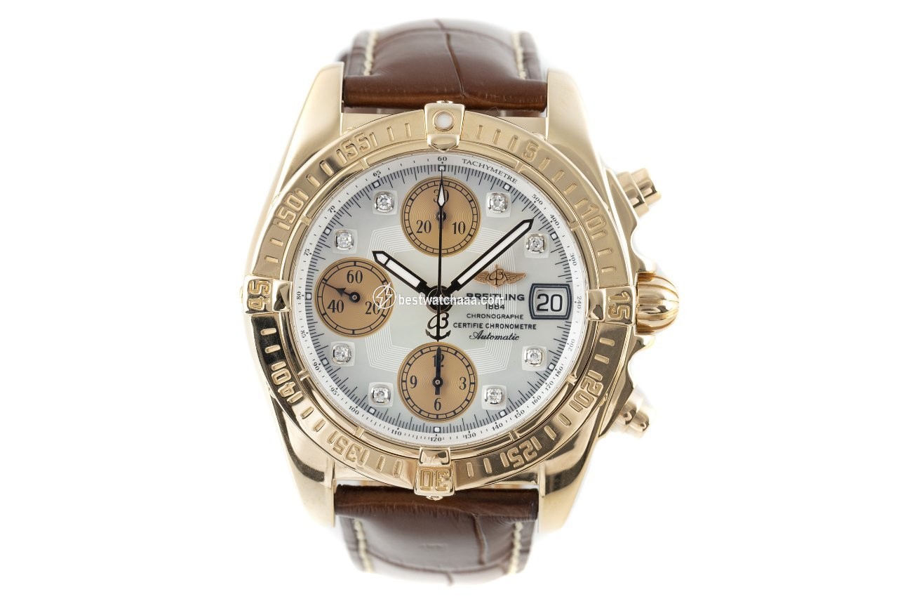 Breitling Chrono Cockpit Mens watch Unisex Automatic Red gold H13358 - gallery