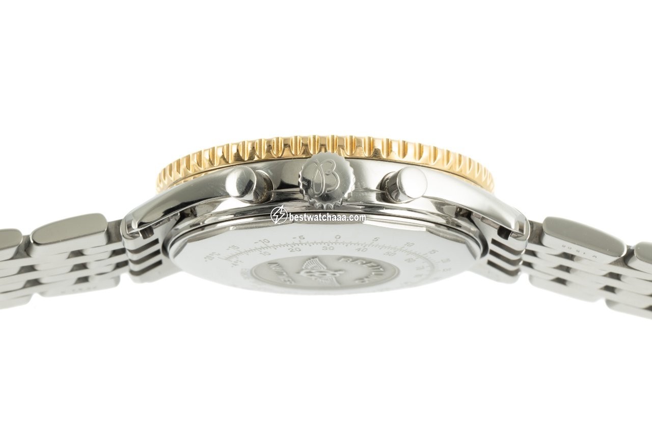 Breitling Navitimer Cosmonaute Mens watch Unisex Manual winding Gold Steel D12022 - gallery