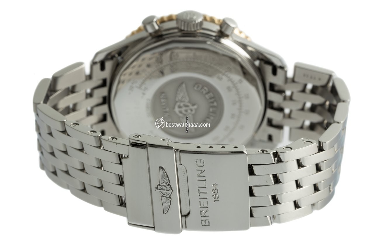 Breitling Navitimer Cosmonaute Mens watch Unisex Manual winding Gold Steel D12022 - gallery
