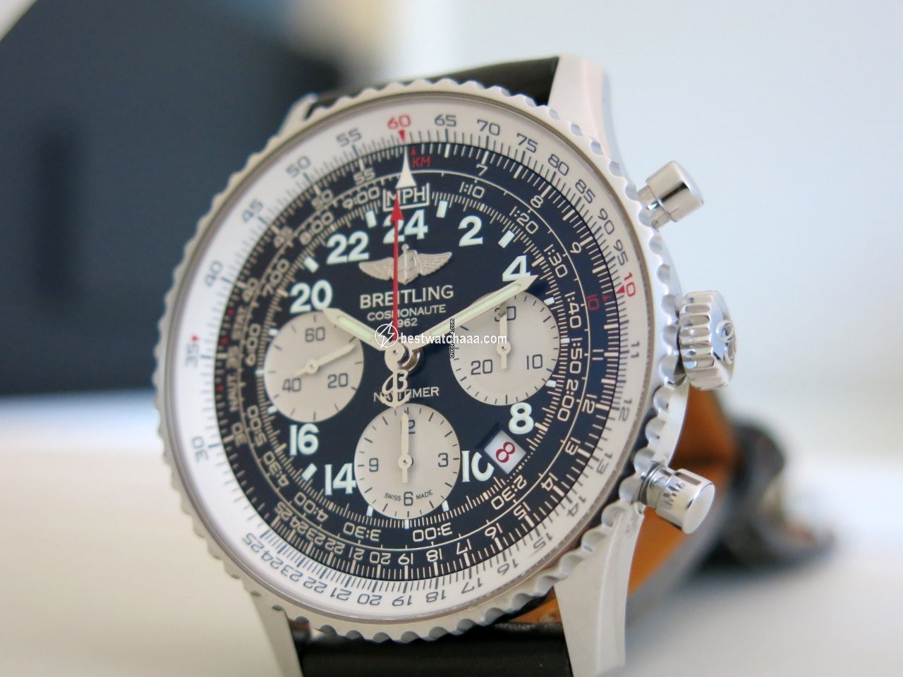 Breitling Navitimer Cosmonaute Mens watch Unisex Manual winding Steel AB021012.BB59.435X.A20BA.1 - gallery