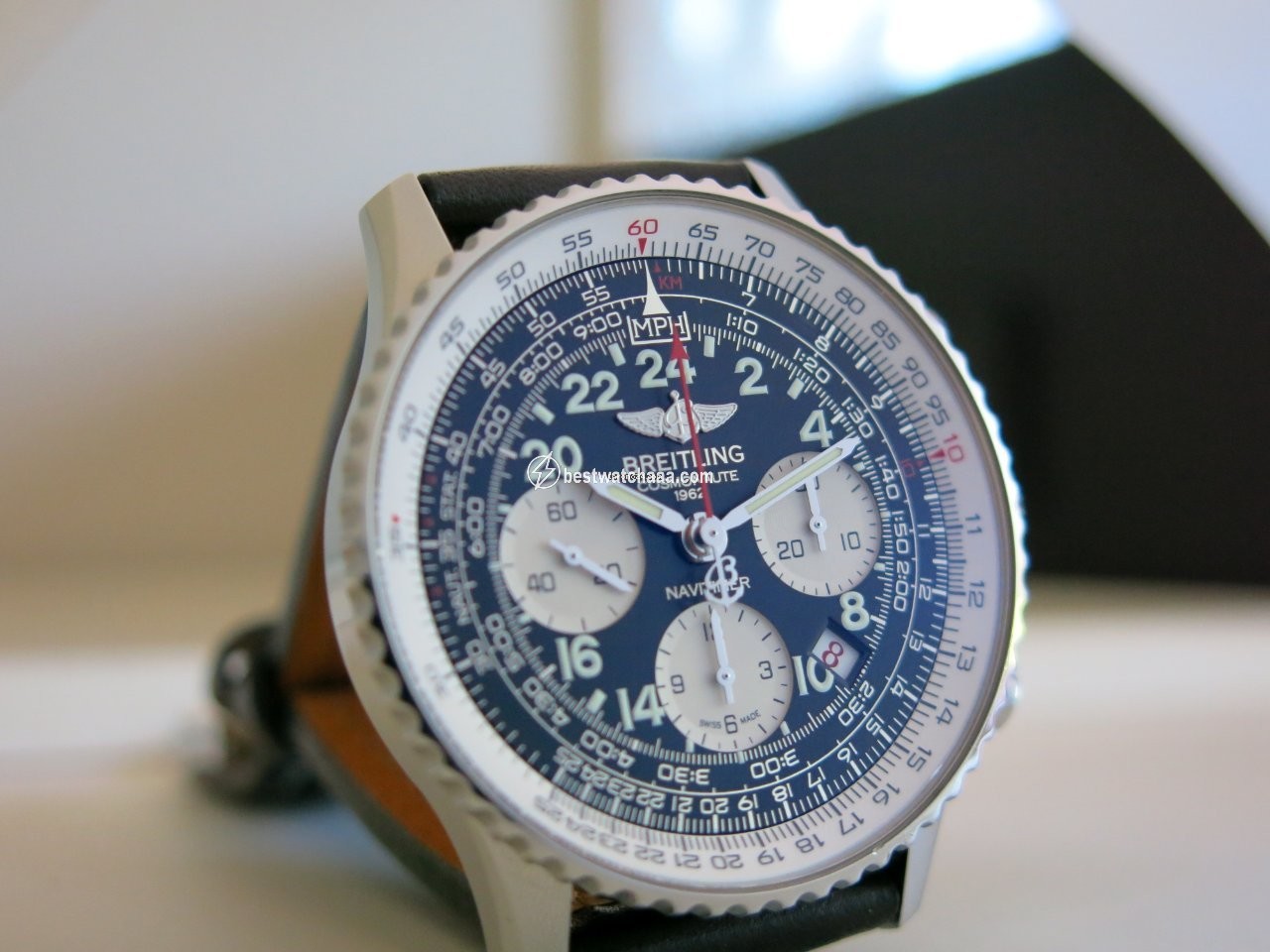 Breitling Navitimer Cosmonaute Mens watch Unisex Manual winding Steel AB021012.BB59.435X.A20BA.1 - gallery