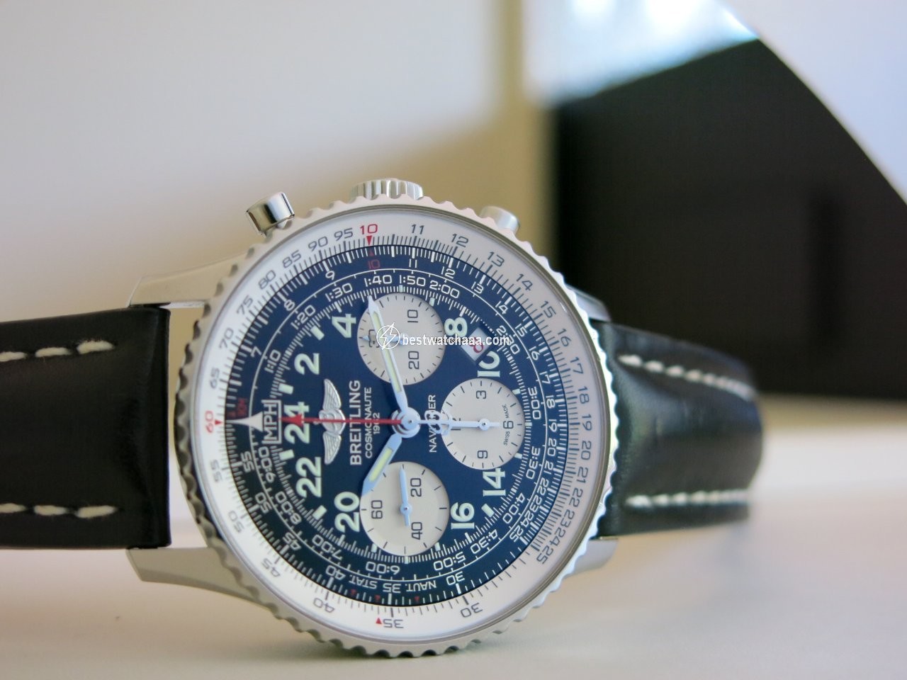 Breitling Navitimer Cosmonaute Mens watch Unisex Manual winding Steel AB021012.BB59.435X.A20BA.1 - gallery
