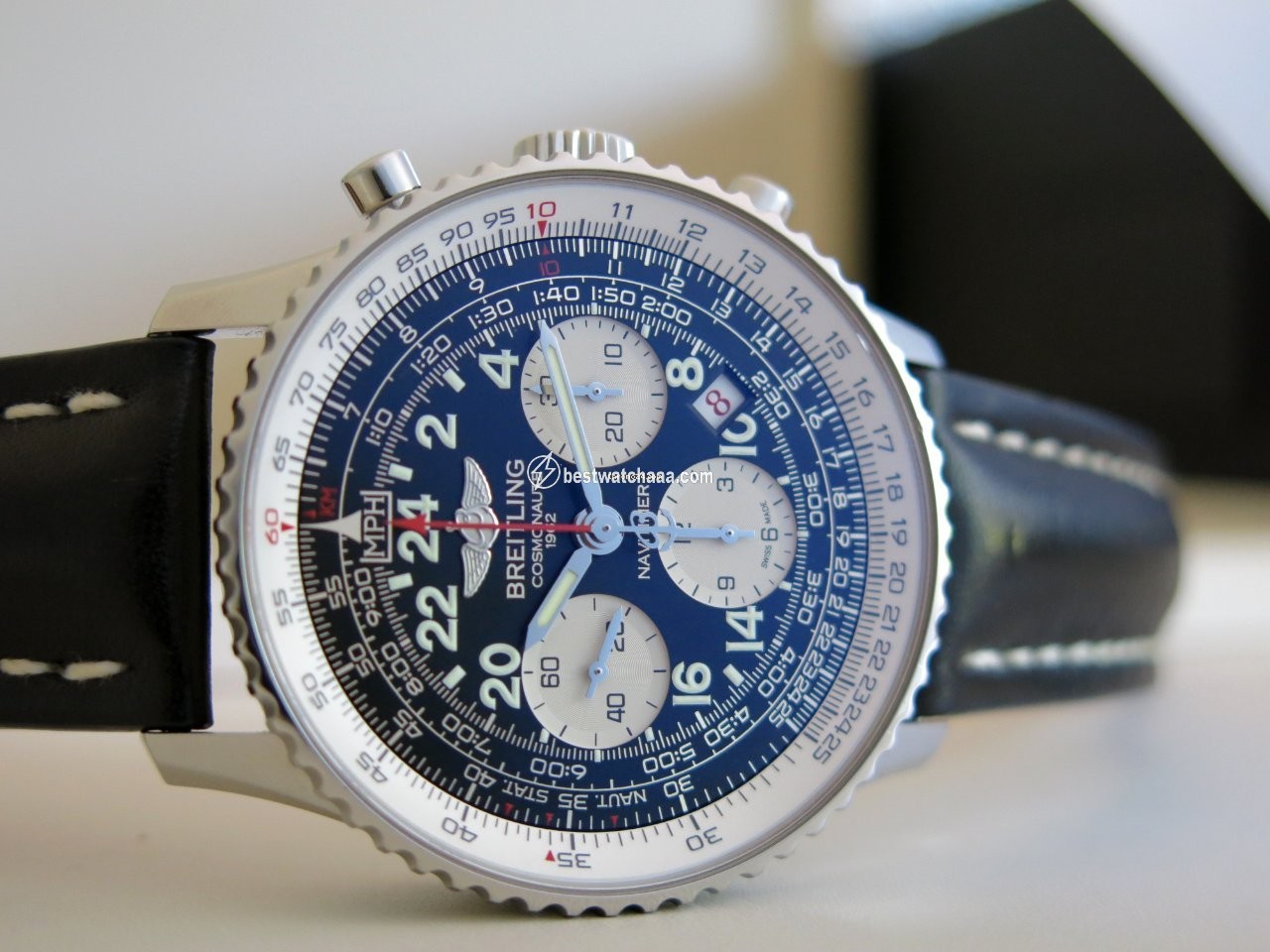 Breitling Navitimer Cosmonaute Mens watch Unisex Manual winding Steel AB021012.BB59.435X.A20BA.1 - gallery
