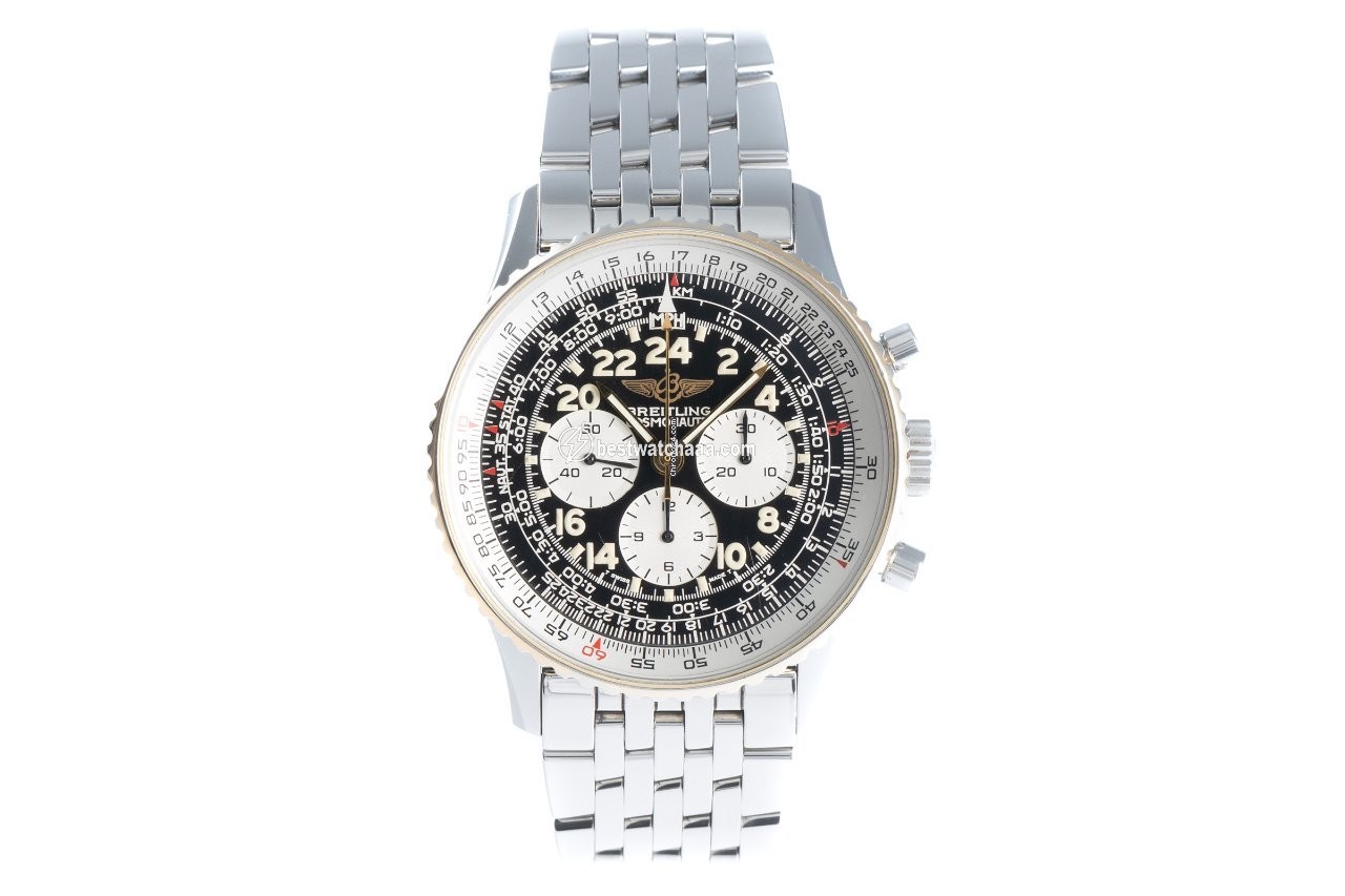 Breitling Navitimer Cosmonaute Mens watch Unisex Manual winding Gold Steel B12019 - gallery