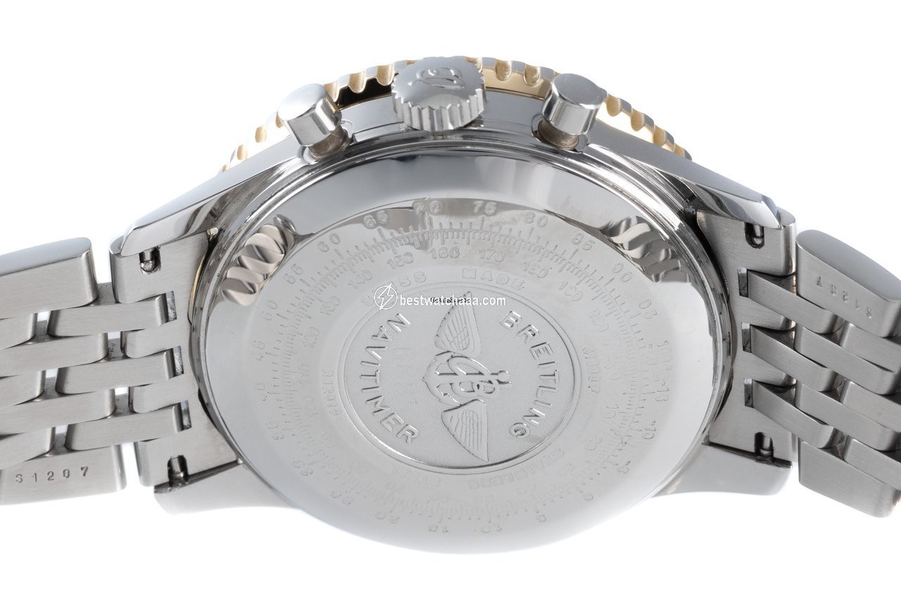 Breitling Navitimer Cosmonaute Mens watch Unisex Manual winding Gold Steel B12019 - gallery